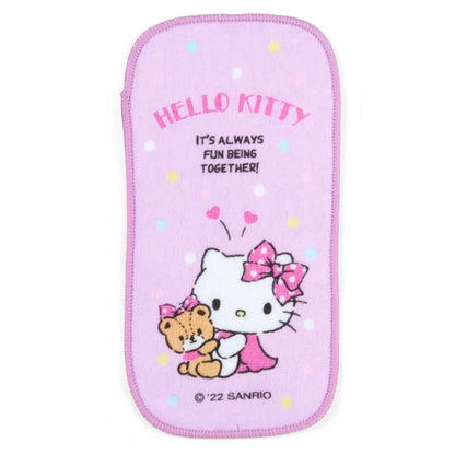 SANRIO Half-Size Mini Hand Towel Set 2 Pcs Hello Kitty- Japan Figure Store - #1 Bring To You The Best Japanese Goods