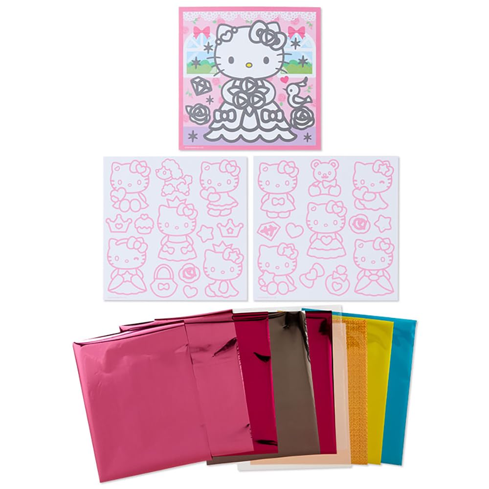 Sanrio Hello Kitty Hatte Foil Sheet Set From Japan 549525- Japan Figure Store - #1 Bring To You The Best Japanese Goods
