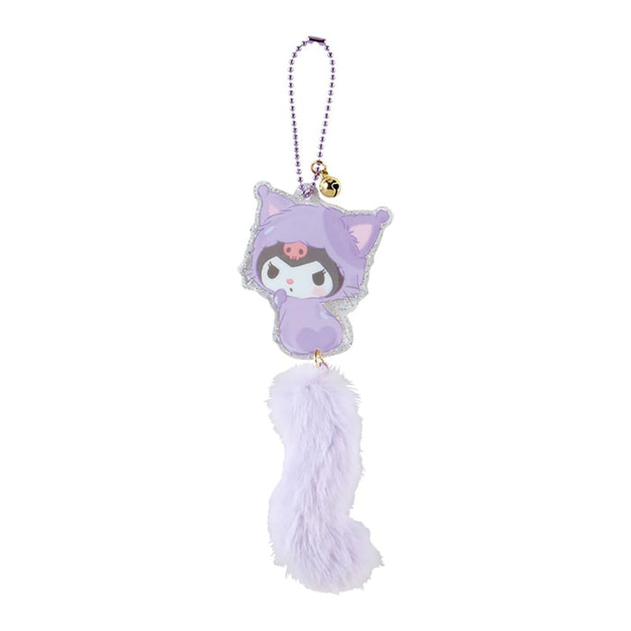 Sanrio Kuromi Acrylic Charm - I Love Neko Neko Series - 15x6x2.5cm Tail Detail- Japan Figure Store - #1 Bring To You The Best Japanese Goods