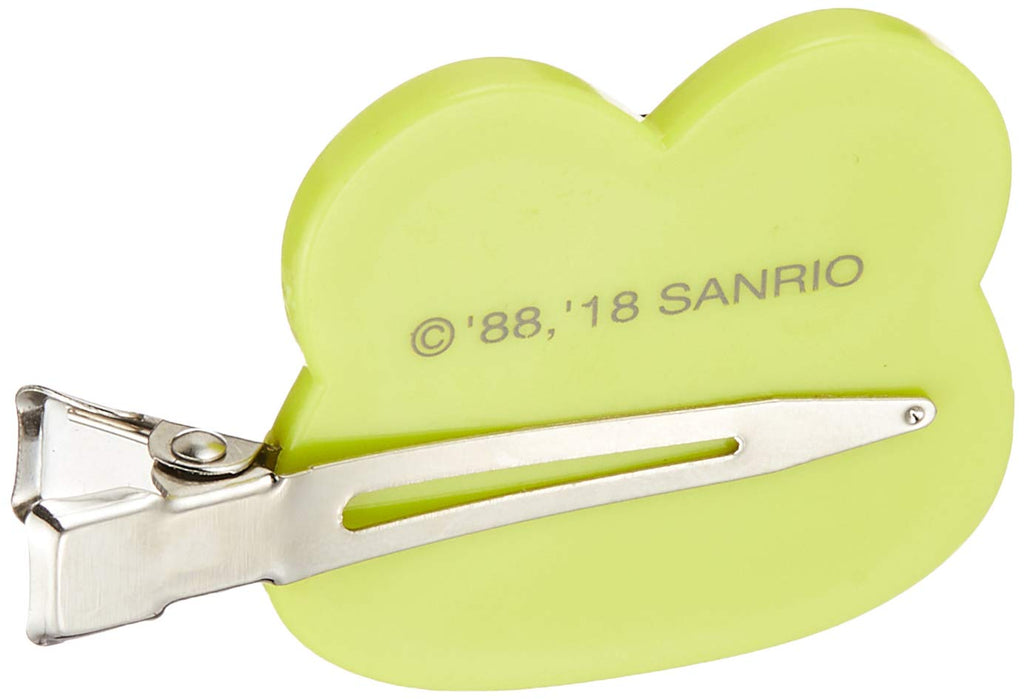 Sanrio Kerokero Keroppi Hair Clip 5x1x3.3cm Durable ABS Resin - Model N-1803- Japan Figure Store - #1 Bring To You The Best Japanese Goods