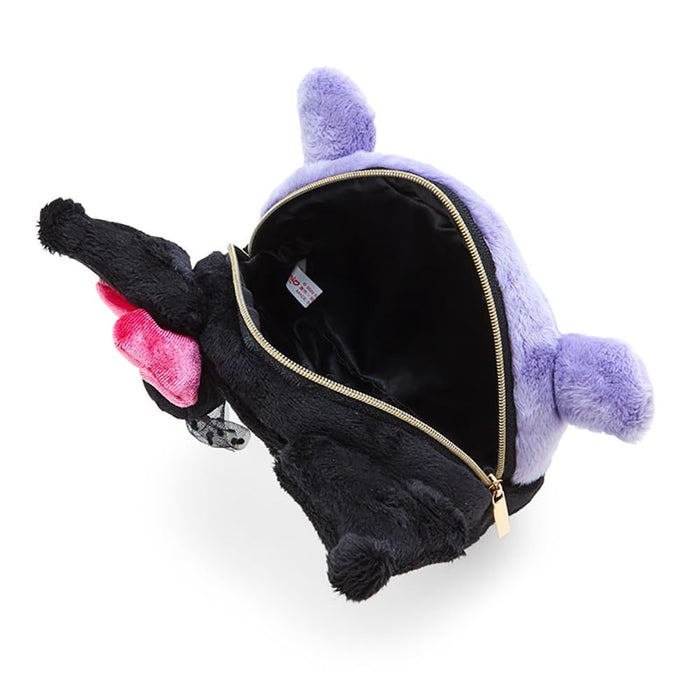 Sanrio Kuromi & Baku Face Shape Boa Pouch Japan 133884- Japan Figure Store - #1 Bring To You The Best Japanese Goods