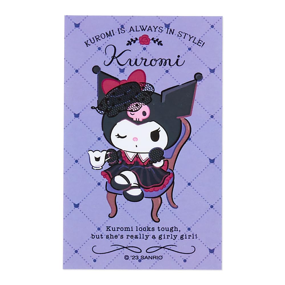 Sanrio Kuromi & Baku Sticker Set With Case Japan (Kuromi Delusion Lady) 068462- Japan Figure Store - #1 Bring To You The Best Japanese Goods
