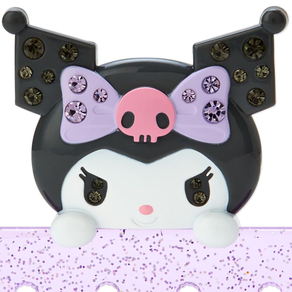 Sanrio Kuromi Badge W/ Custom Clip Japan 266035- Japan Figure Store - #1 Bring To You The Best Japanese Goods