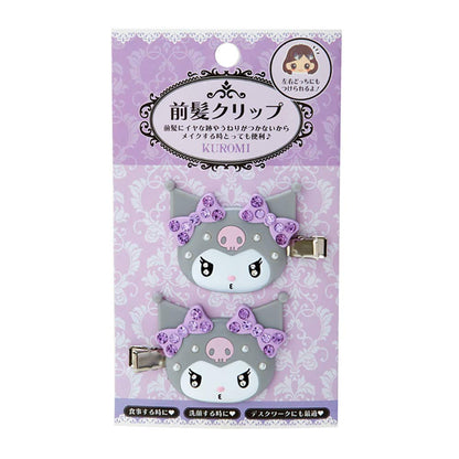 SANRIO Hair Clip Dx 2 Pcs Kuromi- Japan Figure Store - #1 Bring To You The Best Japanese Goods