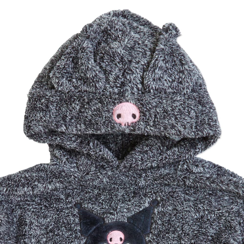 SANRIO Fluffy Hoodie Kuromi- Japan Figure Store - #1 Bring To You The Best Japanese Goods