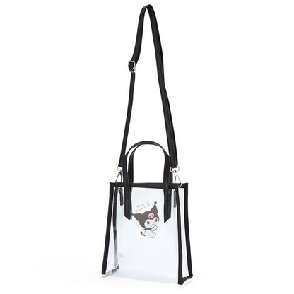 Sanrio Kuromi Clear Handbag With Shoulder Strap - Japan 763683- Japan Figure Store - #1 Bring To You The Best Japanese Goods