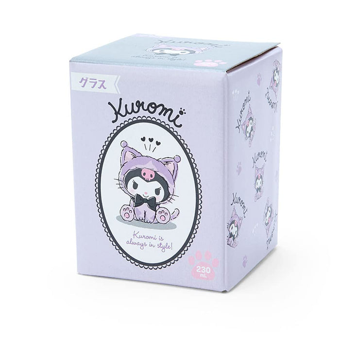 Sanrio Kuromi Glass 858854 Japan (Healing Cat)- Japan Figure Store - #1 Bring To You The Best Japanese Goods