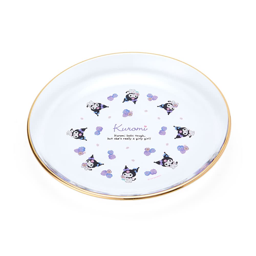 Sanrio Kuromi Glass Plate Made In Japan 080420- Japan Figure Store - #1 Bring To You The Best Japanese Goods