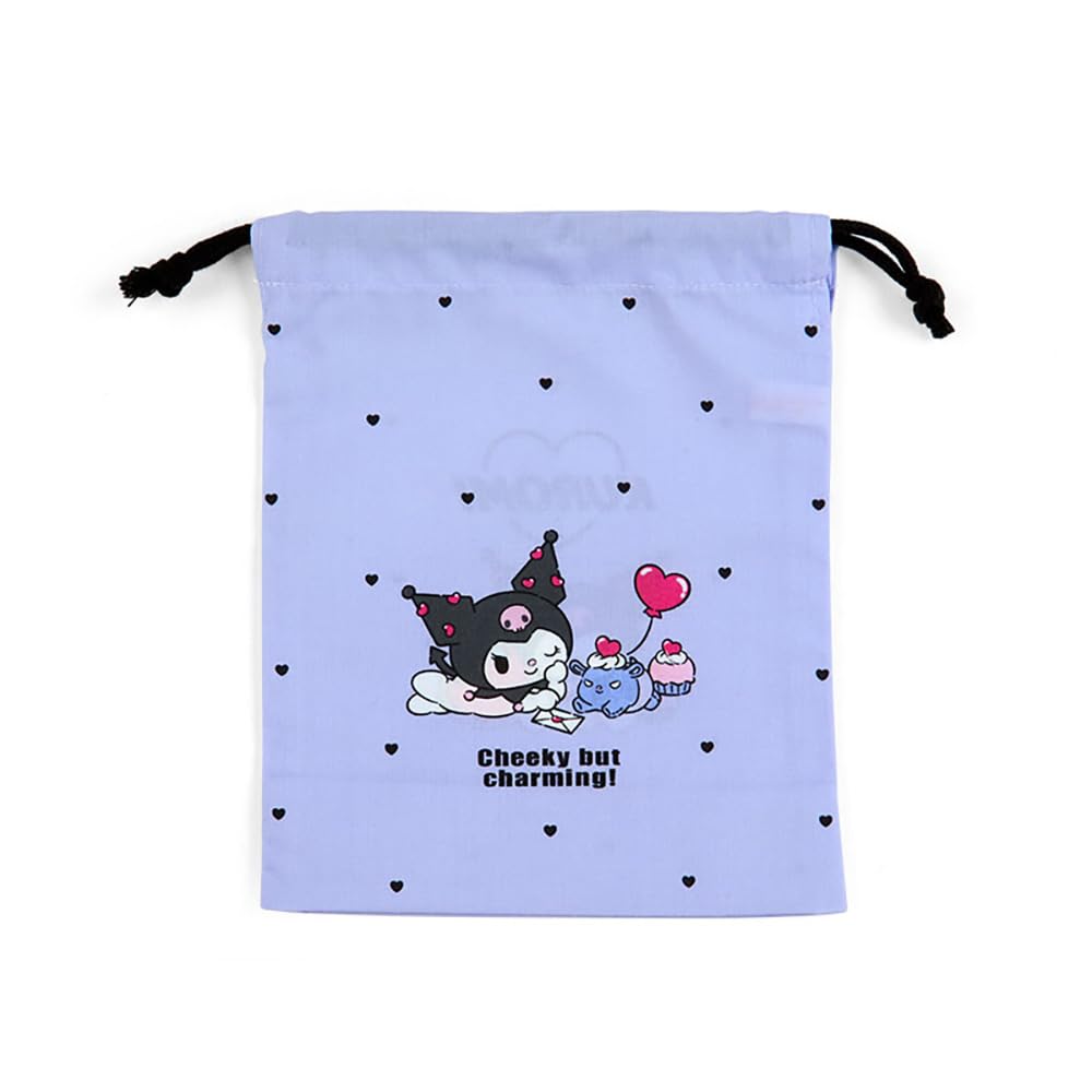 Sanrio Kuromi Drawstring Bag From Japan - 254487- Japan Figure Store - #1 Bring To You The Best Japanese Goods