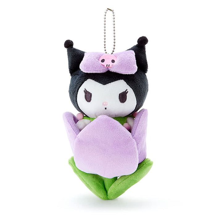 MARUSHIN Sanrio Plush Keychain Mascot Kuromi Tulip- Japan Figure Store - #1 Bring To You The Best Japanese Goods
