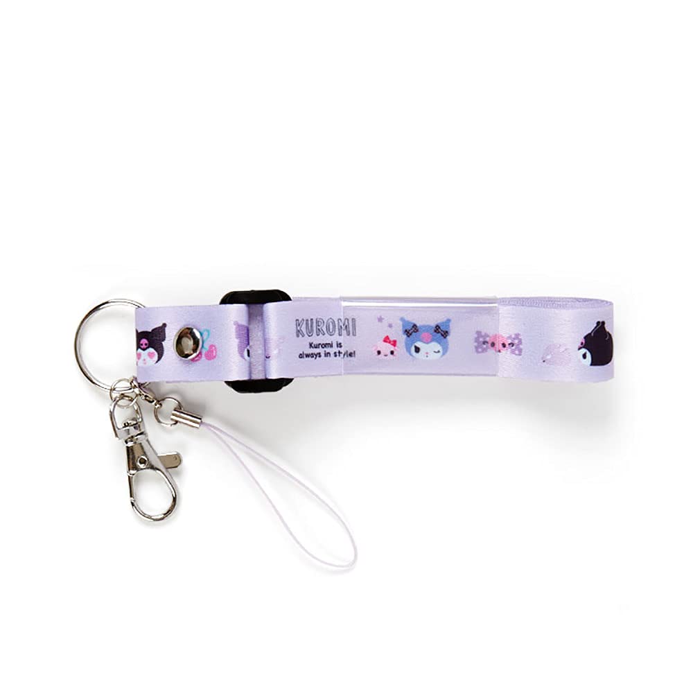 Sanrio Kuromi Neck Strap 618365- Japan Figure Store - #1 Bring To You The Best Japanese Goods