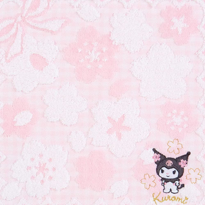 SANRIO Mini Towel Kuromi 2022 Cherry Blossom- Japan Figure Store - #1 Bring To You The Best Japanese Goods