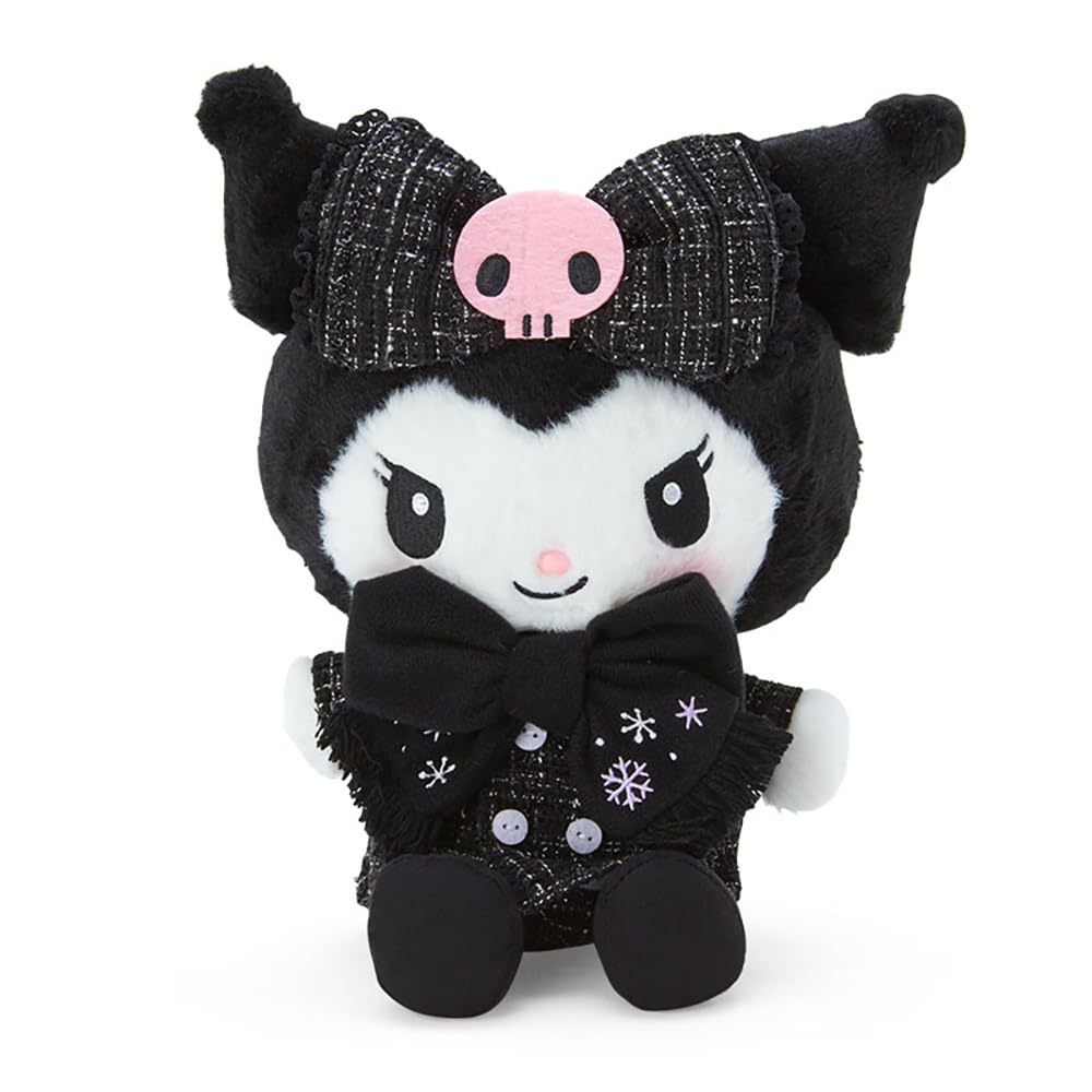 Sanrio Kuromi Plush Toy Winter Dress 474177- Japan Figure Store - #1 Bring To You The Best Japanese Goods