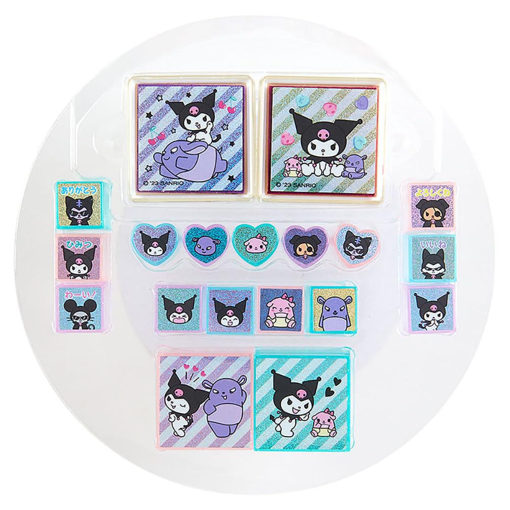Sanrio Kuromi Japan Stamp Set L 897922- Japan Figure Store - #1 Bring To You The Best Japanese Goods