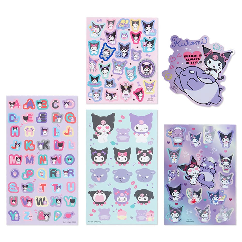 Sanrio Kuromi Volume Seal Set 078182 - Quality Brand Stickers- Japan Figure Store - #1 Bring To You The Best Japanese Goods
