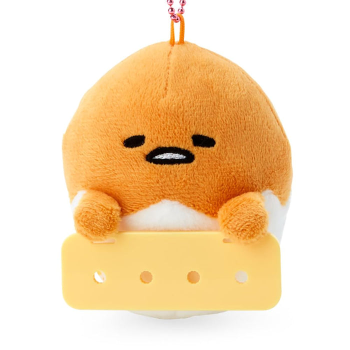 Sanrio Gudetama Mascot Holder 9x8x8cm 979171- Japan Figure Store - #1 Bring To You The Best Japanese Goods