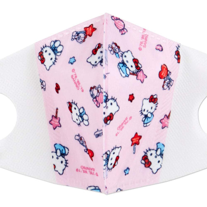 Sanrio Hello Kitty 3D Masks for Kids 3-Layer Soft Rubber 10-Pack- Japan Figure Store - #1 Bring To You The Best Japanese Goods