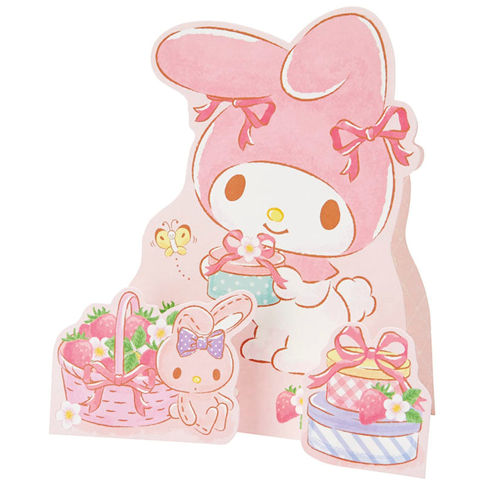 Sanrio My Melody Strawberry Greeting Card Mu131-3 Japan 732745 | International Shipping- Japan Figure Store - #1 Bring To You The Best Japanese Goods