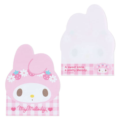 SANRIO Character Face Shaped Memo My Melody- Japan Figure Store - #1 Bring To You The Best Japanese Goods