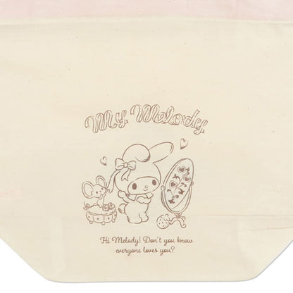 SANRIO Drawstring Bag M My Melody Beige- Japan Figure Store - #1 Bring To You The Best Japanese Goods