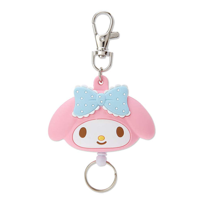 SANRIO - Face Shaped Reel Keychain My Melody- Japan Figure Store - #1 Bring To You The Best Japanese Goods