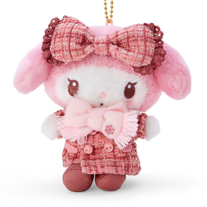 Sanrio My Melody Mascot Holder Winter Dress 474401- Japan Figure Store - #1 Bring To You The Best Japanese Goods