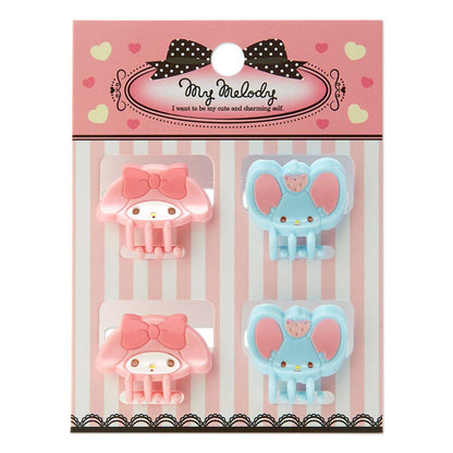 SANRIO Mini Hair Clip Set My Melody- Japan Figure Store - #1 Bring To You The Best Japanese Goods