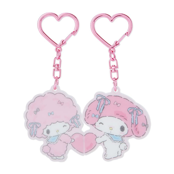 Sanrio Pair Keychain My Melody & My Sweet Piano / Always Together Japanese Pair Keychain- Japan Figure Store - #1 Bring To You The Best Japanese Goods