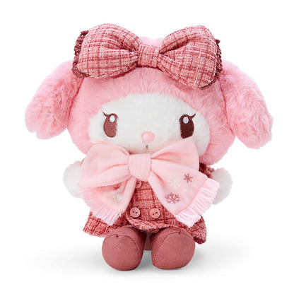 Sanrio My Melody Plush Toy Winter Dress 474134- Japan Figure Store - #1 Bring To You The Best Japanese Goods