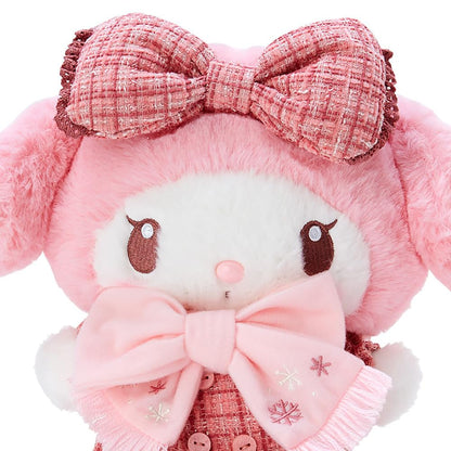 Sanrio My Melody Plush Toy Winter Dress 474134- Japan Figure Store - #1 Bring To You The Best Japanese Goods