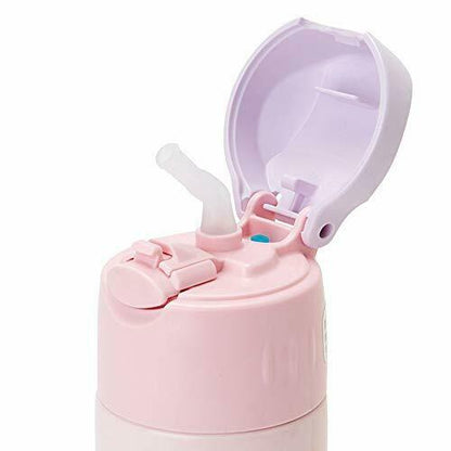 Sanrio My Melody Thermos Water Bottle Cover With Straw Bottle 400ml- Japan Figure Store - #1 Bring To You The Best Japanese Goods