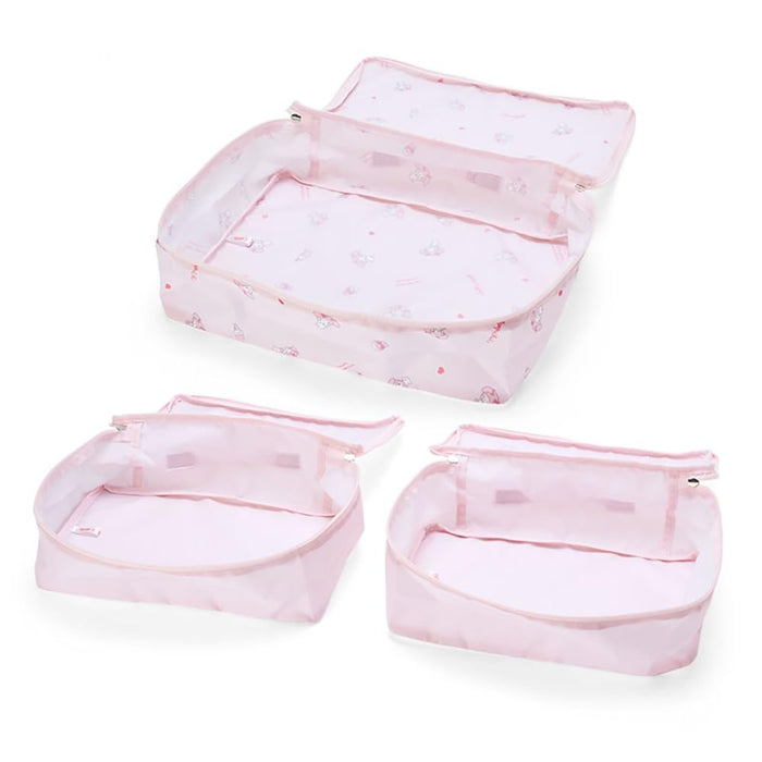 Sanrio My Melody Japan Travel Inner Case Set Of 3 020044- Japan Figure Store - #1 Bring To You The Best Japanese Goods