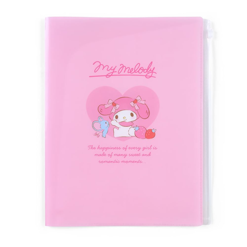 Sanrio My Melody 6 Pocket Clear File Japan 549622 | Zippered- Japan Figure Store - #1 Bring To You The Best Japanese Goods