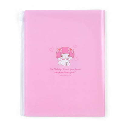 Sanrio My Melody 6 Pocket Clear File Japan 549622 | Zippered- Japan Figure Store - #1 Bring To You The Best Japanese Goods