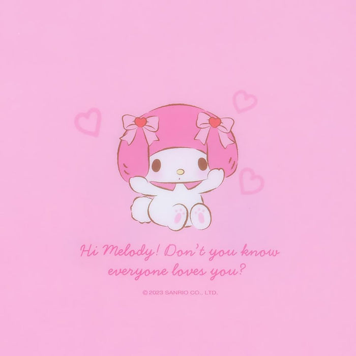 Sanrio My Melody 6 Pocket Clear File Japan 549622 | Zippered- Japan Figure Store - #1 Bring To You The Best Japanese Goods