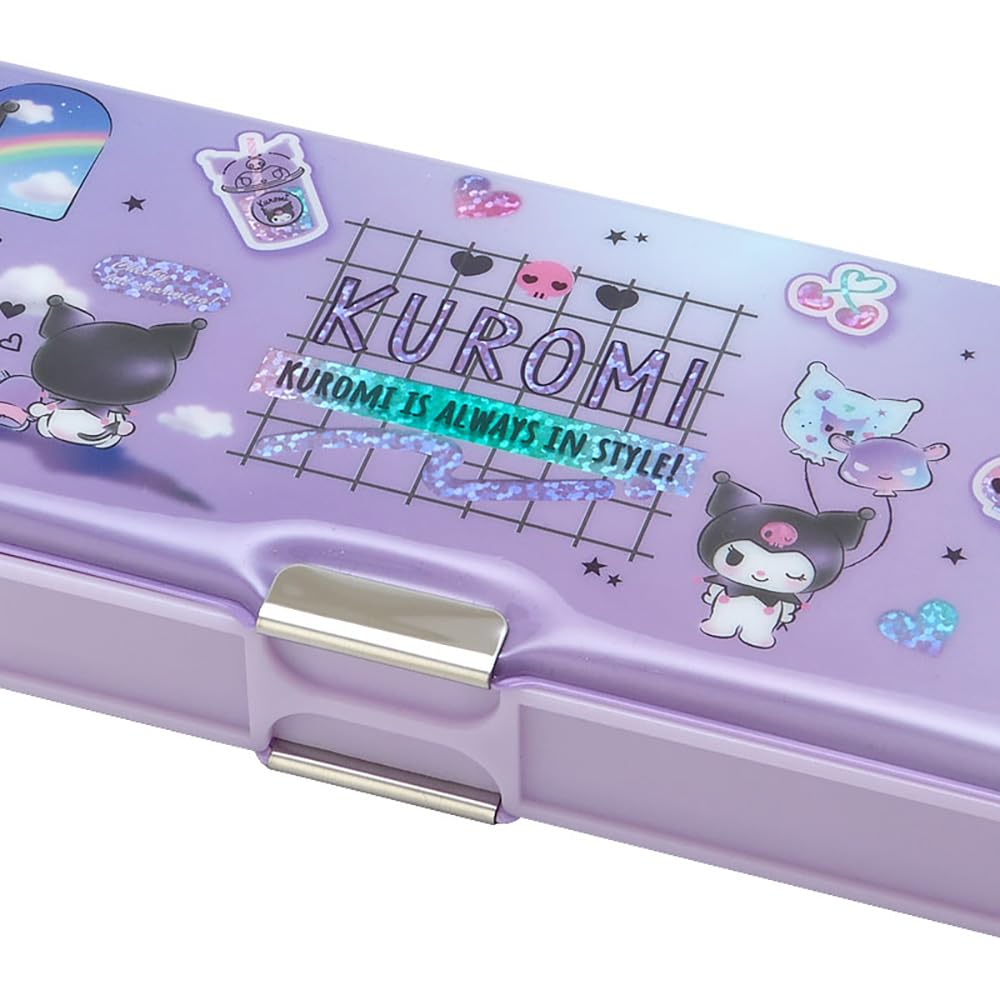 Sanrio Kuromi Pencil Case 22.2x8.8x2.8cm Kids 437468- Japan Figure Store - #1 Bring To You The Best Japanese Goods