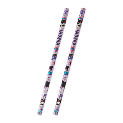 Sanrio Kuromi Pencil Pack 2B 0.8x0.8x17.6cm 566195- Japan Figure Store - #1 Bring To You The Best Japanese Goods