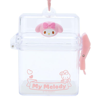Sanrio My Melody Mini Clear Case 8x8x4cm 604461 - Pitatto Friends Customization Supplies- Japan Figure Store - #1 Bring To You The Best Japanese Goods