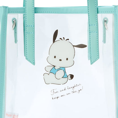Sanrio Pochacco Japan Clear Handbag Shoulder 763861- Japan Figure Store - #1 Bring To You The Best Japanese Goods