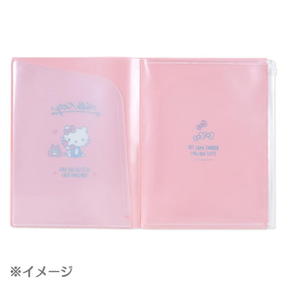 Sanrio Pochacco 6 Pocket Clear File Japan 549801 | Zippered- Japan Figure Store - #1 Bring To You The Best Japanese Goods