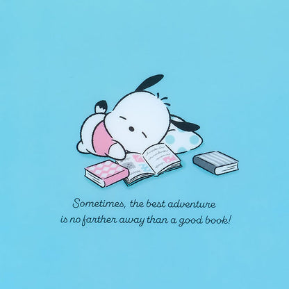 Sanrio Pochacco 6 Pocket Clear File Japan 549801 | Zippered- Japan Figure Store - #1 Bring To You The Best Japanese Goods