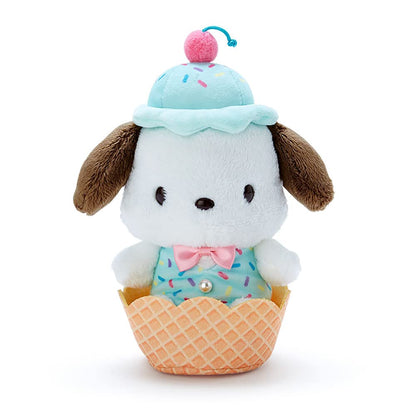 Sanrio Plush Toy Pochacco / Ice Cream Parlor Japanese Cute Plush Dolls Kids Plush Toys- Japan Figure Store - #1 Bring To You The Best Japanese Goods