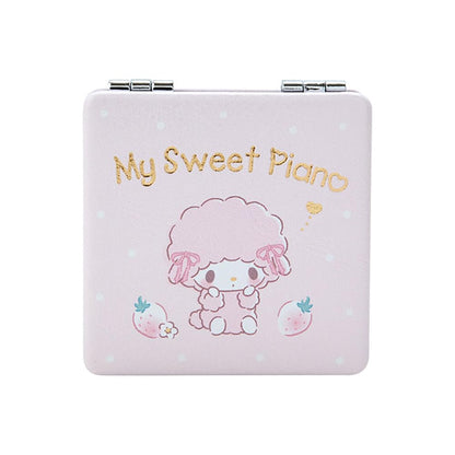 Sanrio My Sweet Piano Compact Pocket Mirror 6x6x0.9cm New Life Personal Accessories- Japan Figure Store - #1 Bring To You The Best Japanese Goods
