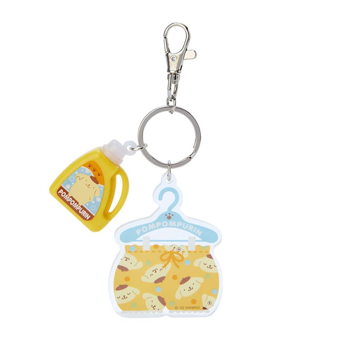 SANRIO Charm Key Chain Pom Pom Purin SANRIO Laundry Day- Japan Figure Store - #1 Bring To You The Best Japanese Goods