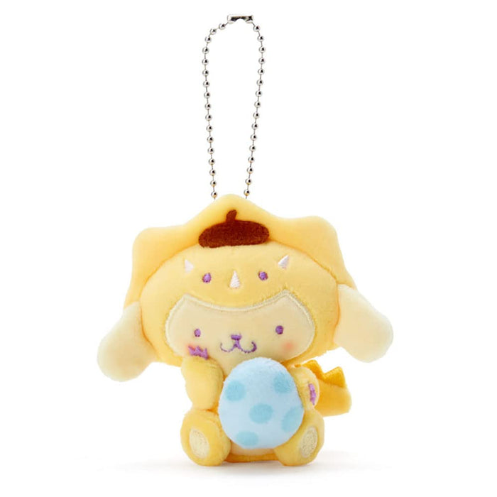 Sanrio Pompompurin Flat Mascot Holder (Dinosaur) 378364- Japan Figure Store - #1 Bring To You The Best Japanese Goods