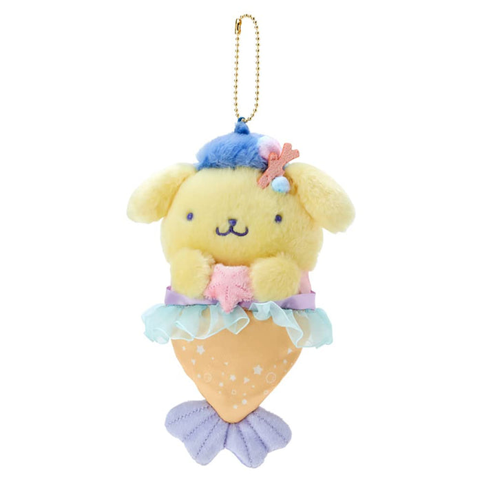 Sanrio Pompompurin Mascot Holder Japan Mermaid 671835- Japan Figure Store - #1 Bring To You The Best Japanese Goods