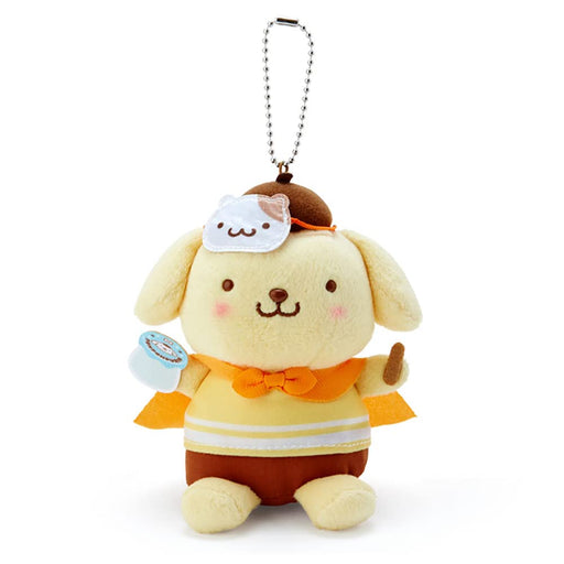 Sanrio Pompompurin Mascot Holder (Sanri Dagashi Honpo) - Plush Toy From Japan- Japan Figure Store - #1 Bring To You The Best Japanese Goods
