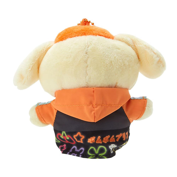 Sanrio Pompompurin Mascot Holder Vivid Neon 597091- Japan Figure Store - #1 Bring To You The Best Japanese Goods