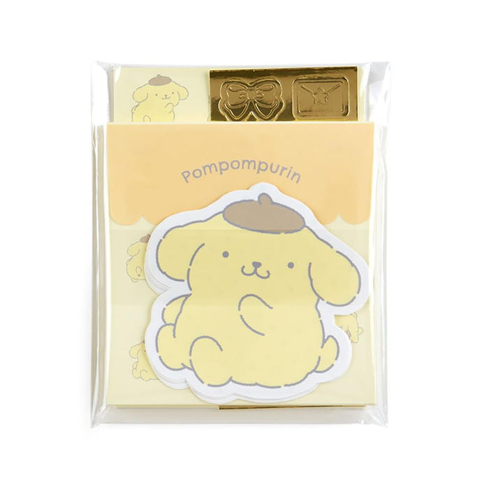 Sanrio Pompompurin Mini Letter Set 515582- Japan Figure Store - #1 Bring To You The Best Japanese Goods
