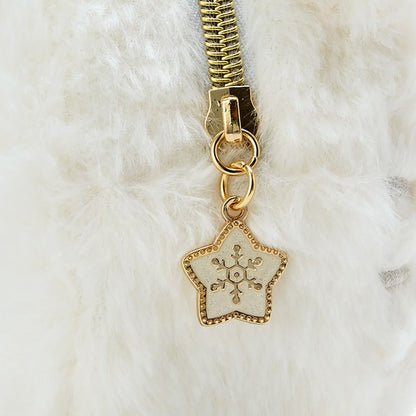 Sanrio Hello Kitty Pouch 13.5x16.5x6cm White 208663- Japan Figure Store - #1 Bring To You The Best Japanese Goods